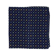 Pochette en soie italienne, Sofia Bleu roi Tony & Paul