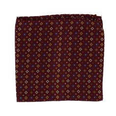 Pochette en soie italienne, Sofia rouge sang Tony & Paul