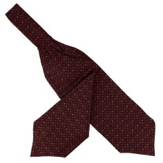 Charles Hubert, Foulard Ascot soie, Victoria, cercles rouge Tony & Paul 2