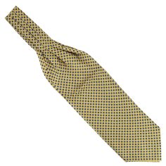 Pierre Louis, Foulard Ascot soie, Classico jaune paille Tony & Paul