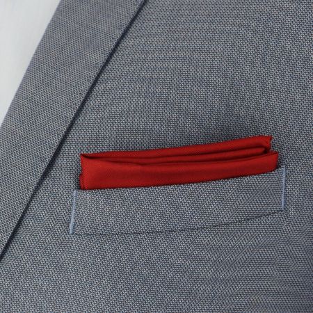 Pochette de costume pure soie, Pierre Charles, Twill 100, unie. Par Tony et Paul Tony & Paul