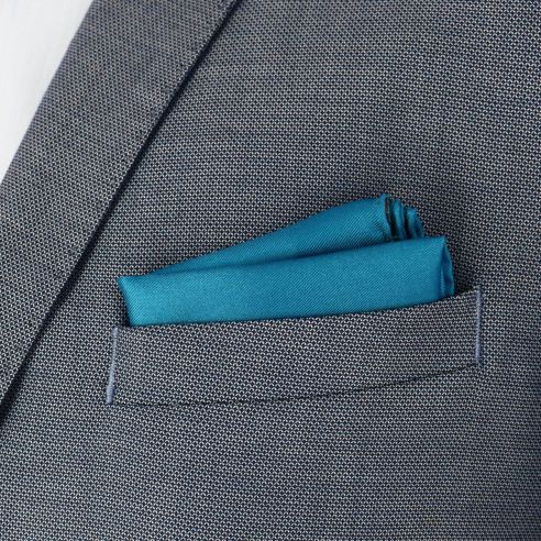 Pochette de costume pure soie, Pierre Charles, Twill 100, unie. Par Tony et Paul Tony & Paul