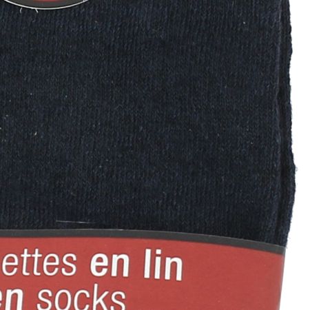 Mi chaussettes unies en Lin Jersey. Labonal, fabriquées en France Labonal