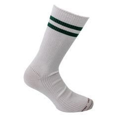 Mi-chaussette Blanches Sport 2 rayures. Labonal, Fabriquées en France Labonal