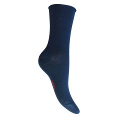 Socquettes Femme, unies jersey bambou roulottées. Labonal, fabriquées en France. Labonal