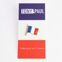 Pin's drapeau Français et croix de Lorraine - France - Tony et