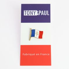 Pin's drapeau Français et croix de Lorraine - France - Tony et Paul, Made in France à Saumur Tony & Paul 2