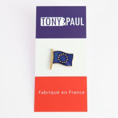 Pin's drapeau Européen - Europe - Tony et Paul, Made in France à Saumur Tony & Paul 2
