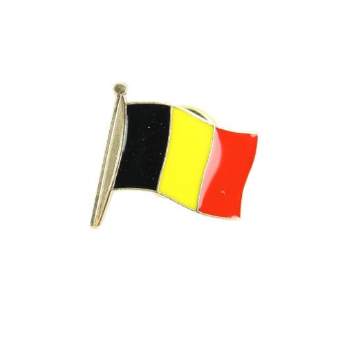 Pin's drapeau Belge - Belgique - Tony et Paul, Made in France à Saumur