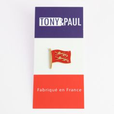 Pin's drapeau Normand - Normandie - Tony et Paul, Made in France à Saumur Tony & Paul 2