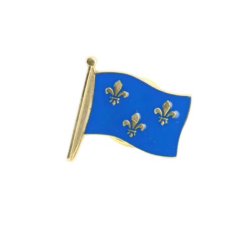 Pin's drapeau Royal, fleur de lys - Lys - Tony et Paul, Made in France à Saumur