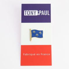 Pin's drapeau Royal, fleur de lys - Lys - Tony et Paul, Made in France à Saumur Tony & Paul 2