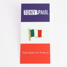 Pin's drapeau Italien - Italie - Tony et Paul, Made in France à Saumur Tony & Paul 2