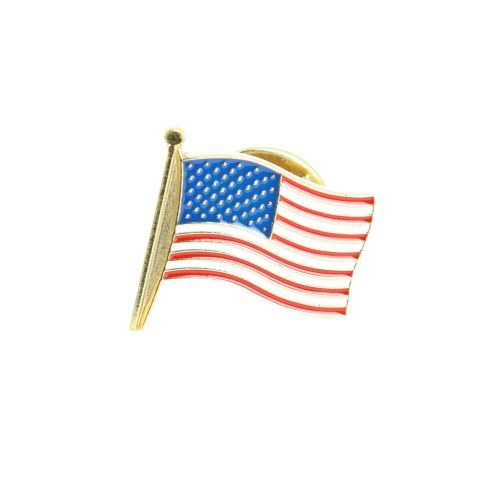 Pin's drapeau Etas Unis d'Amérique - USA Américain - Tony et Paul, Made in France à Saumur