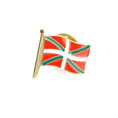Pin's drapeau Basque - Pays Basque - Tony et Paul, Made in France à Saumur Tony & Paul