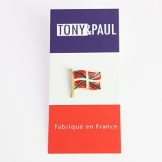 Pin's drapeau Basque - Pays Basque - Tony et Paul, Made in France à Saumur Tony & Paul 2