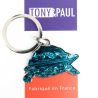 Porte clés Tortue des mers - Tony et Paul, Made in France à Saumur