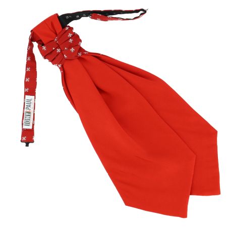 Lavallières Fleurs de Lys en soie Jacquard, Bourbon. Tony & Paul