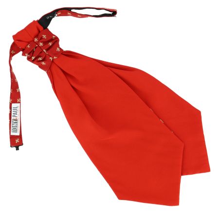 Lavallières Fleurs de Lys en soie Jacquard, Bourbon. Tony & Paul