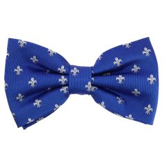 Noeud Papillon Fleurs de Lys en soie Jacquard, Bourbon. Tony & Paul