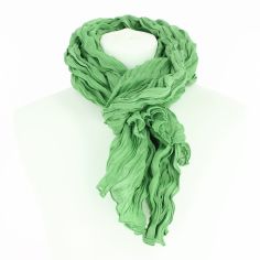 Chèche coton Dakar, vert prasiolite acidulé Clj Charles Le Jeune 2