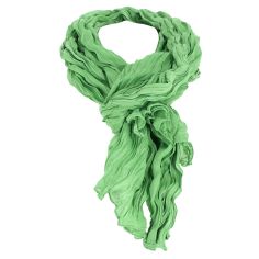 Chèche coton Dakar, vert prasiolite acidulé Clj Charles Le Jeune