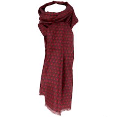 Echarpe en soie, Tour Eiffel Cannage Rouge Brochier Soieries 1890