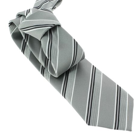 Cravate CLJ, Gris comète Clj Charles Le Jeune