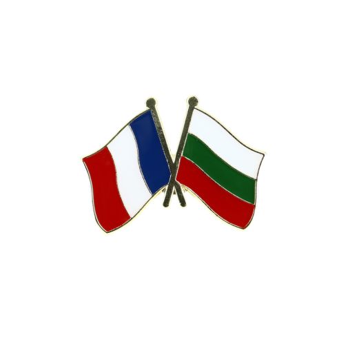 Pin's Drapeaux Jumelage France Bulgarie - Franco-Bulgare Clj Charles Le Jeune