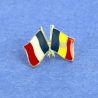 Pin's Drapeaux Jumelage France Moldavie - Franco-Moldave Clj Charles Le Jeune