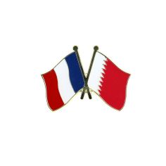Pin's Drapeaux Jumelage France Qatar - Franco-Qatari Clj Charles Le Jeune