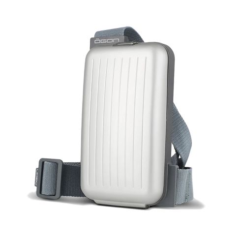 Phone Bag Ogon Design - Gris Argent- Besace et Portefeuille en aluminium Ogon Designs