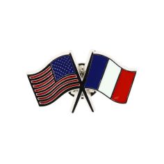 Pin's Jumelage France Etats Unis d'Amérique - Tony et Paul, Made in France à Saumur Tony & Paul
