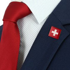 Pin's Drapeau Suisse - Carré Clj Charles Le Jeune 2