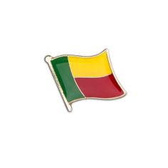Pin's Drapeau Bénin flottant - Béninois Clj Charles Le Jeune