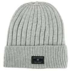 Bonnet Lee Cooper, Grosse cote, Regis, gris clair Lee Cooper