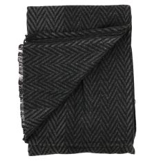 Echarpe Ted Lapidus, Elmedin - Chevrons Anthracite et noir Ted Lapidus