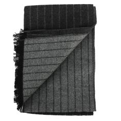 Echarpe Ted Lapidus, Elmedin - Anthracite et lignes cendre Ted Lapidus