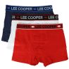 3 Boxers Lee Cooper, Nathan, Marine Blanc Rouge Lee Cooper