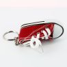 Porte clés chaussure Sneaker Rouge coqueliquot Clj Charles Le Jeune