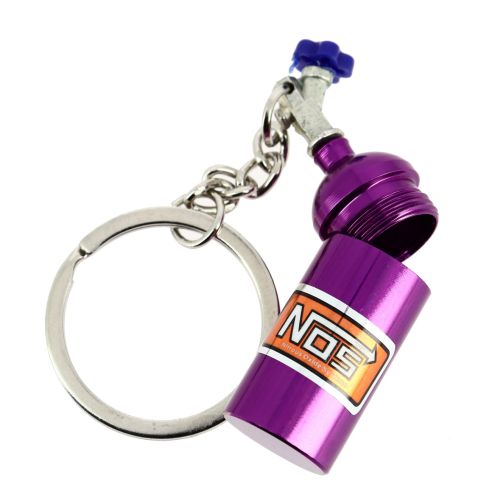 Porte clés NOS, oxyde nitreux Violet anodisé, voiture de course Tuning Clj Charles Le Jeune