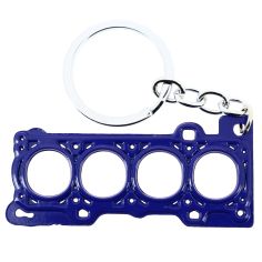 Porte clés Joint de Culasse Bleu, voiture de course Clj Charles Le Jeune