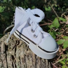 Porte clés chaussure Sneaker Blanc Clj Charles Le Jeune 2