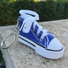 Porte clés chaussure Sneaker Bleu Roi Clj Charles Le Jeune 2