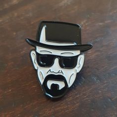 Pin's Breaking Bad - Heisenber blanc Clj Charles Le Jeune 2