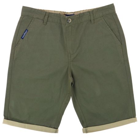 Bermuda Mariner, Avec revers, Duran, vert armée du désert ourlet beige Mariner