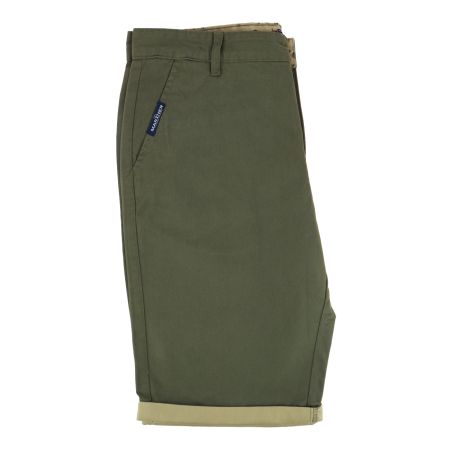 Bermuda Mariner, Avec revers, Duran, vert armée du désert ourlet beige Mariner