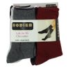 10 paires de chaussettes Femme Rodier, Magnifica - Gris - Noir - Marine - Bordeaux Rodier