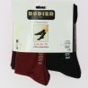 10 paires de chaussettes Femme Rodier, Magnifica - Gris - Noir - Marine - Bordeaux Rodier
