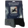 10 paires de chaussettes homme Jean Louis Scherrer, Wallace - Noir gris unis et rayés Jean Louis Scherrer